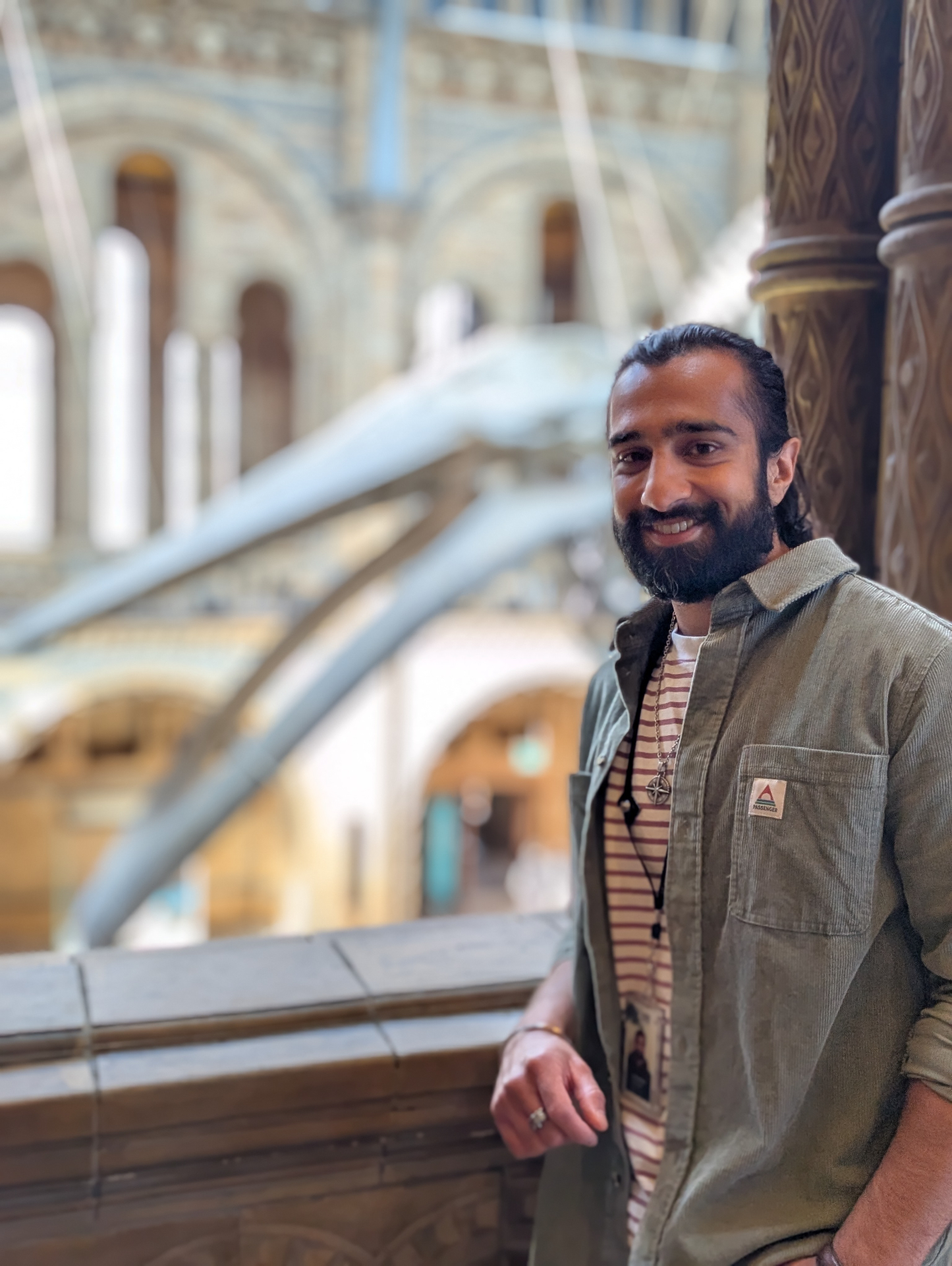 Avinash Mair at the Natural History Museum